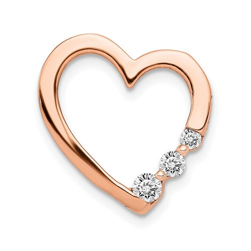 14k-rose-gold-1-6ct-diamond-heart-chain-slide-SolomonJeweler-Wichita-KS-CustomJewelry