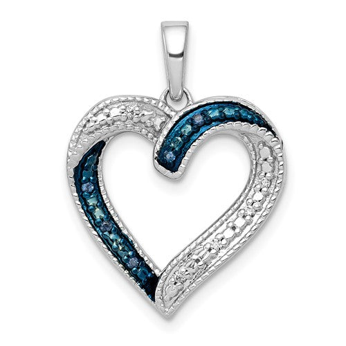 14k-white-gold-1-20ct-blue-and-white-diamond-heart-pendant-SolomonJeweler-Wichita-KS-CustomJewelry