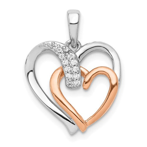 14k-white-and-rose-gold-1-20ct-diamond-double-heart-pendant-SolomonJeweler-Wichita-KS-CustomJewelry