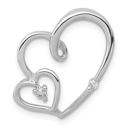 14k-white-gold-1-20ct-diamond-double-hearts-chain-slide-SolomonJeweler-Wichita-KS-CustomJewelry