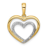 14k-01ct-diamond-and-rhodium-double-heart-pendant-SolomonJeweler-Wichita-KS-CustomJewelry