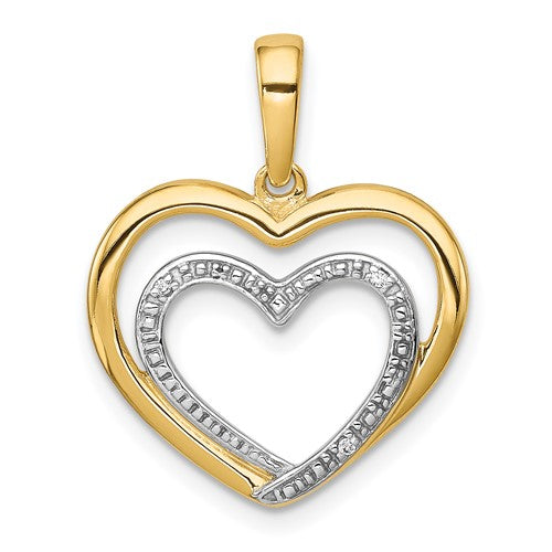 14k-01ct-diamond-and-rhodium-double-heart-pendant-SolomonJeweler-Wichita-KS-CustomJewelry