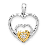 14k-two-tone-1-15ct-diamond-triple-heart-pendant-SolomonJeweler-Wichita-KS-CustomJewelry