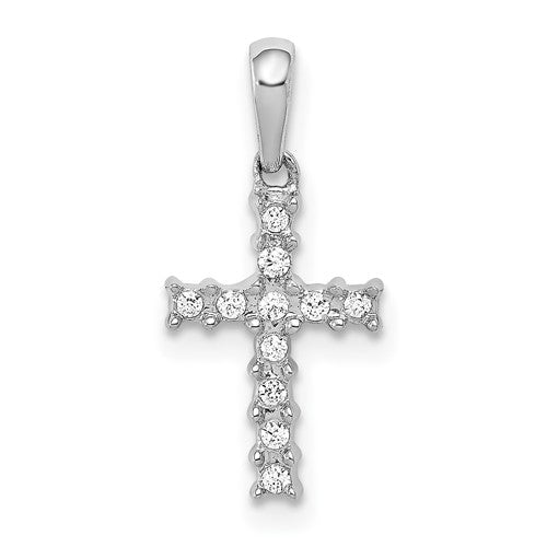 14k-white-gold-1-20ct-diamond-latin-cross-pendant-SolomonJeweler-Wichita-KS-CustomJewelry
