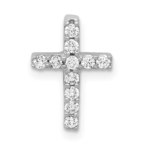 14k-white-gold-1-5ct-diamond-latin-cross-chain-slide-SolomonJeweler-Wichita-KS-CustomJewelry