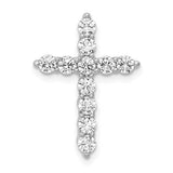 14k-white-gold-3-4ct-diamond-cross-chain-slide-SolomonJeweler-Wichita-KS-CustomJewelry