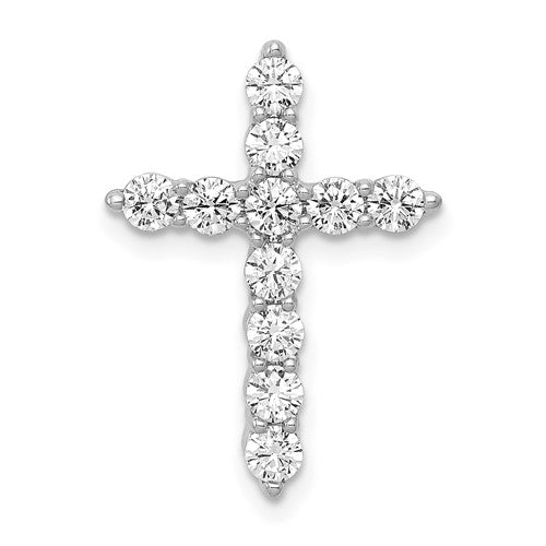 14k-white-gold-3-4ct-diamond-cross-chain-slide-SolomonJeweler-Wichita-KS-CustomJewelry