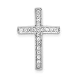 14k-white-gold-diamond-cross-slide-pendant-SolomonJeweler-Wichita-KS-CustomJewelry