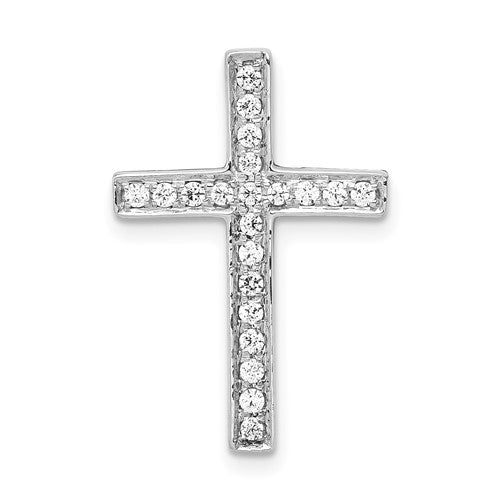 14k-white-gold-diamond-cross-slide-pendant-SolomonJeweler-Wichita-KS-CustomJewelry
