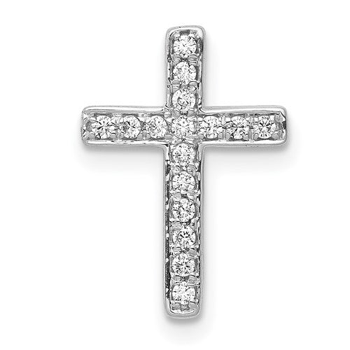 14k-white-gold-1-6ct-diamond-latin-cross-chain-slide-SolomonJeweler-Wichita-KS-CustomJewelry