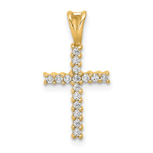 14k-1-6ct-diamond-latin-cross-pendant-SolomonJeweler-Wichita-KS-CustomJewelry