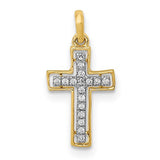 14k-and-rhodium-1-20ct-diamond-cross-pendant-SolomonJeweler-Wichita-KS-CustomJewelry