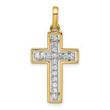 14k-and-rhodium-diamond-cross-pendant-SolomonJeweler-Wichita-KS-CustomJewelry