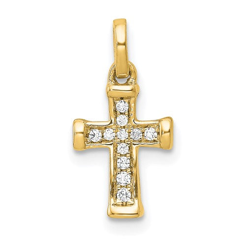 14k-small-1-20ct-diamond-latin-cross-pendant-SolomonJeweler-Wichita-KS-CustomJewelry