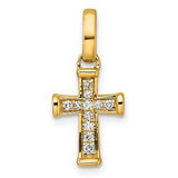 14k-small-diamond-latin-cross-pendant-SolomonJeweler-Wichita-KS-CustomJewelry