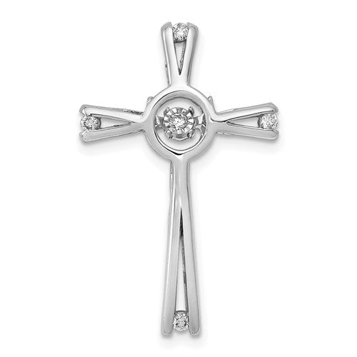 14k-white-gold-1-15ct-vibrant-moving-diamond-cross-chain-slide-SolomonJeweler-Wichita-KS-CustomJewelry