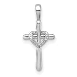 14k-white-gold-diamond-cross-w-heart-pendant-SolomonJeweler-Wichita-KS-CustomJewelry