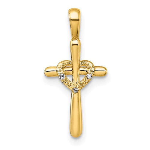 14k-diamond-cross-w-heart-pendant-SolomonJeweler-Wichita-KS-CustomJewelry