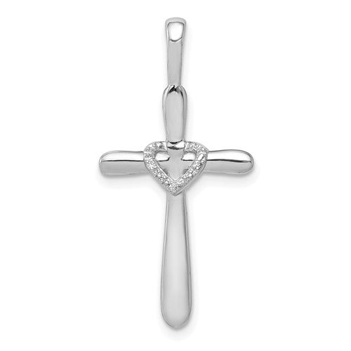 14k-white-gold-1-10ct-diamond-cross-w-heart-pendant-SolomonJeweler-Wichita-KS-CustomJewelry