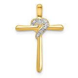 14k-02ct-diamond-heart-cross-chain-slide-SolomonJeweler-Wichita-KS-CustomJewelry