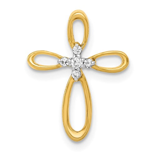 14k-diamond-cross-slide-pendant-SolomonJeweler-Wichita-KS-CustomJewelry