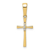 14k-02ct-diamond-cross-pendant-SolomonJeweler-Wichita-KS-CustomJewelry