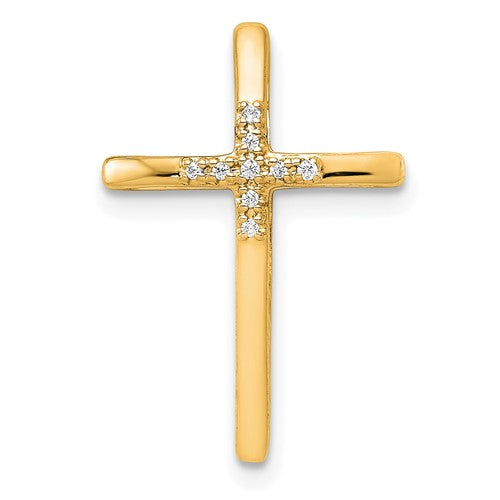 14k-03ct-diamond-cross-chain-slide-SolomonJeweler-Wichita-KS-CustomJewelry