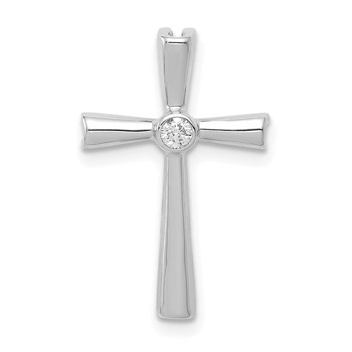 14k-white-gold-aa-diamond-cross-chain-slide-SolomonJeweler-Wichita-KS-CustomJewelry