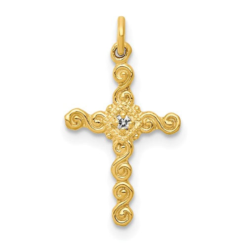 14k-small-01ct-diamond-cross-charm-SolomonJeweler-Wichita-KS-CustomJewelry
