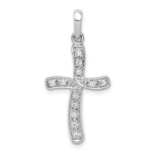 14k-white-gold-1-8ct-diamond-cross-pendant-SolomonJeweler-Wichita-KS-CustomJewelry