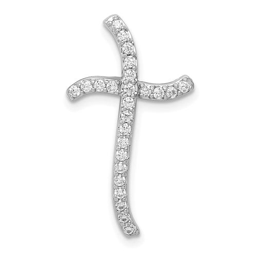 14k-white-gold-1-4ct-diamond-cross-chain-slide-SolomonJeweler-Wichita-KS-CustomJewelry