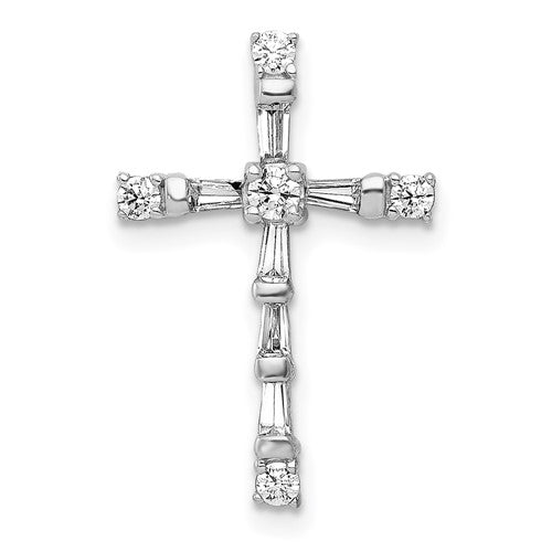 14k-white-gold-1-3ct-diamond-cross-chain-slide-SolomonJeweler-Wichita-KS-CustomJewelry