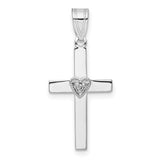 14k-white-gold-01ct-diamond-heart-cross-pendant-SolomonJeweler-Wichita-KS-CustomJewelry