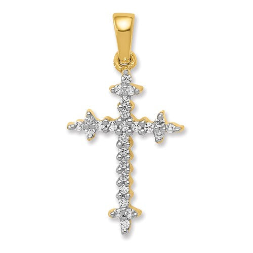 14k-and-rhodium-1-6ct-diamond-fleur-de-lis-cross-pendant-SolomonJeweler-Wichita-KS-CustomJewelry
