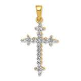 14k-and-rhodium-1-5ct-diamond-fleur-de-lis-cross-pendant-SolomonJeweler-Wichita-KS-CustomJewelry