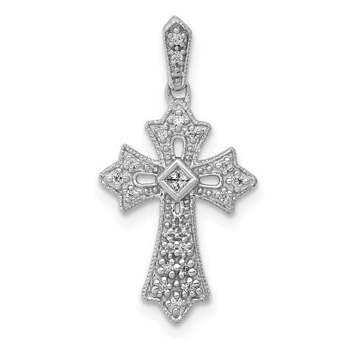 14k-white-gold-1-10ct-diamond-fancy-cross-pendant-SolomonJeweler-Wichita-KS-CustomJewelry