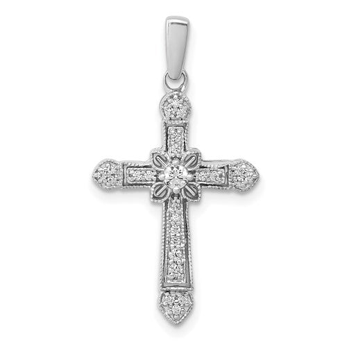 14k-white-gold-1-6ct-diamond-filigree-cross-pendant-SolomonJeweler-Wichita-KS-CustomJewelry