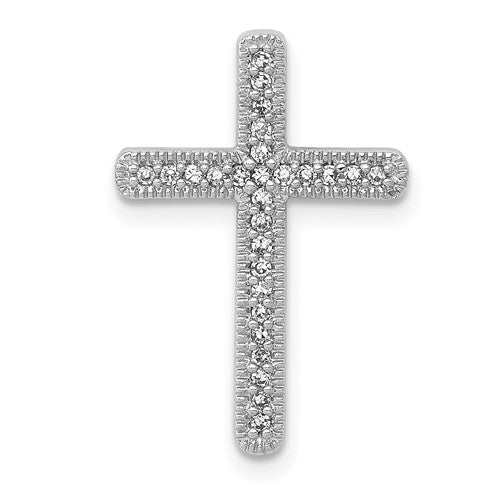 14k-white-gold-1-10ct-diamond-cross-chain-slide-SolomonJeweler-Wichita-KS-CustomJewelry