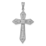 14k-white-gold-1-3ct-diamond-passion-cross-pendant-SolomonJeweler-Wichita-KS-CustomJewelry