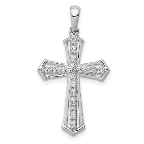 14k-white-gold-1-8ct-diamond-passion-cross-pendant-SolomonJeweler-Wichita-KS-CustomJewelry