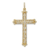 14k-diamond-budded-cross-pendant-SolomonJeweler-Wichita-KS-CustomJewelry
