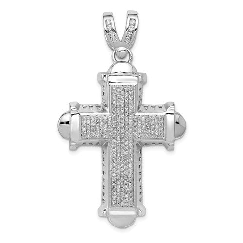 14k-white-gold-7-8ct-diamond-cross-pendant-SolomonJeweler-Wichita-KS-CustomJewelry