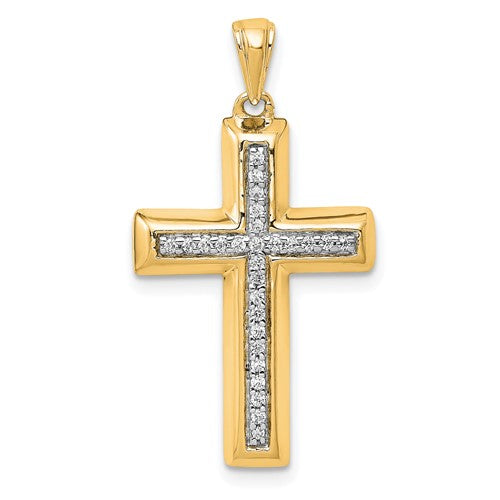 14k-large-1-10ct-diamond-cross-pendant-SolomonJeweler-Wichita-KS-CustomJewelry