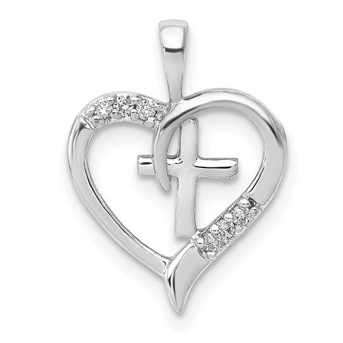 14k-white-gold-aa-diamond-heart-cross-pendant-SolomonJeweler-Wichita-KS-CustomJewelry