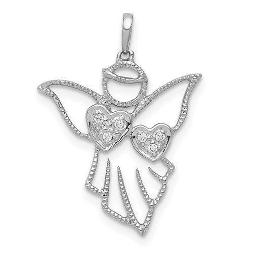 14k-white-gold-diamond-angel-pendant-SolomonJeweler-Wichita-KS-CustomJewelry