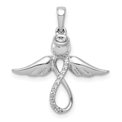 14k-white-gold-diamond-infinity-angel-pendant-SolomonJeweler-Wichita-KS-CustomJewelry