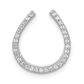 14k-white-gold-1-6ct-diamond-horseshoe-chain-slide-SolomonJeweler-Wichita-KS-CustomJewelry