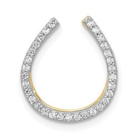 14k-1-6ct-diamond-horseshoe-chain-slide-SolomonJeweler-Wichita-KS-CustomJewelry