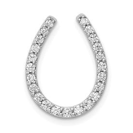 14k-white-gold-1-3ct-diamond-horseshoe-chain-slide-SolomonJeweler-Wichita-KS-CustomJewelry