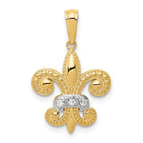 14k-w-rhodium-polished-diamond-fleur-de-lis-pendant-SolomonJeweler-Wichita-KS-CustomJewelry